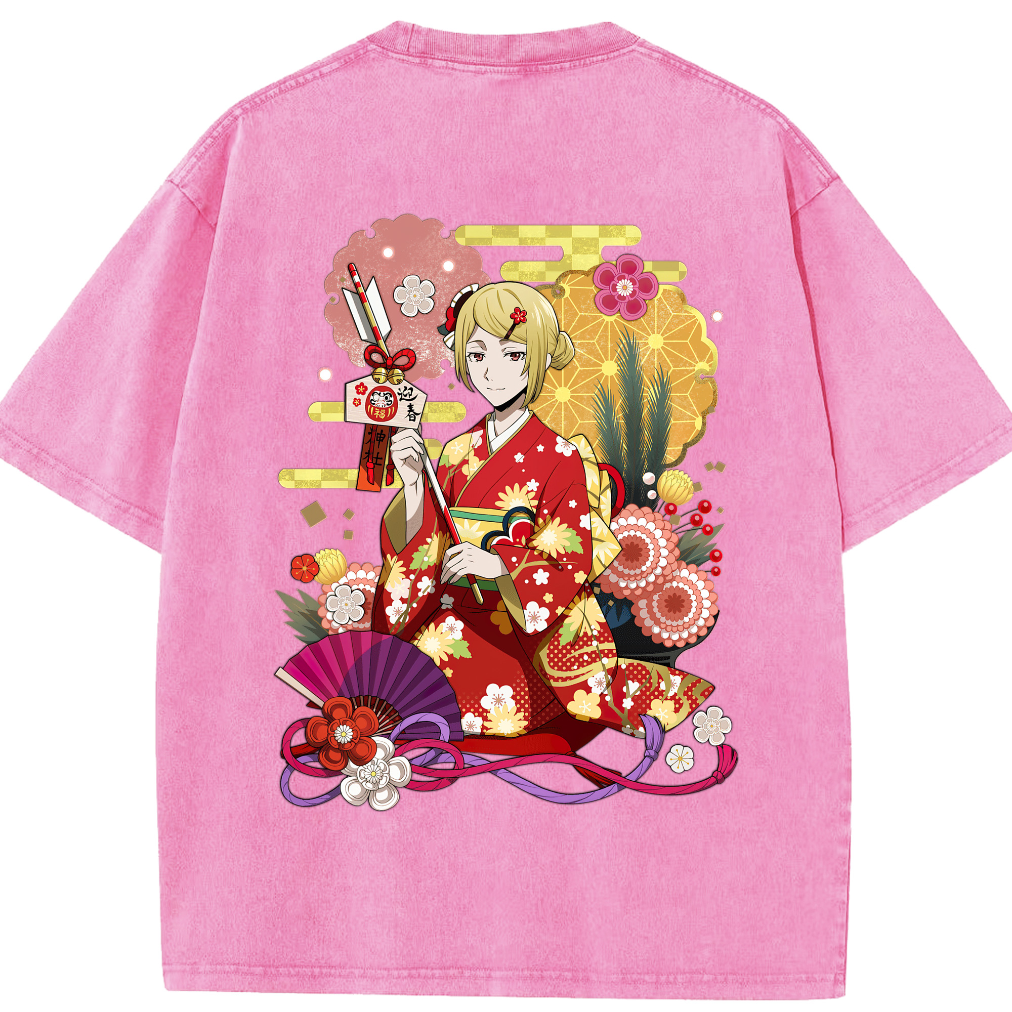 （画像用） 文豪ストレイドッグス Bungo Stray Dogs 綿100% ヴィンテージ風 半袖Tシャツ（背面プリント）